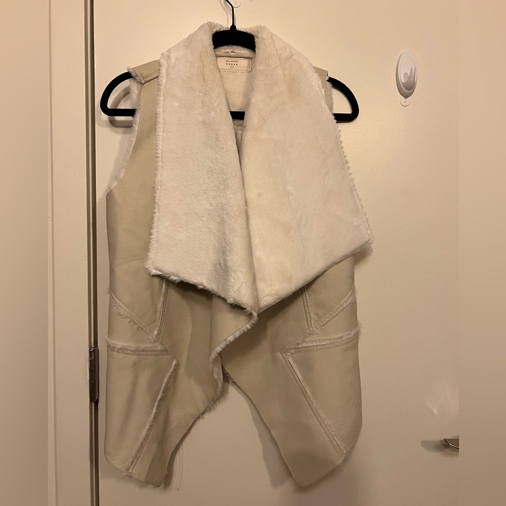 BlankNYC | faux fur vest, M